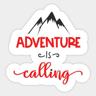 Adventure Is Calling Sticker